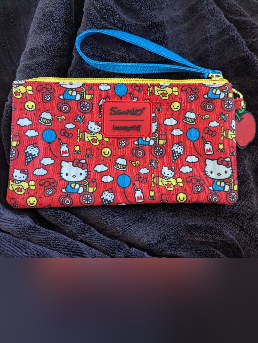 Loungefly Sanrio Hello Kitty 50th Anniversary Classic All-Over-Print Nylon Wrist